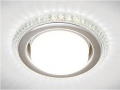 Светильник Светильник встраиваемый с подсветкой GX53 CRYSTAL 33 хром Max Light