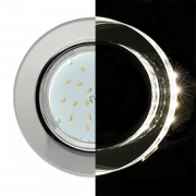 Светильник Светильник встраиваемый с подсветкой GX53 H4 LD5310 Glass Круг